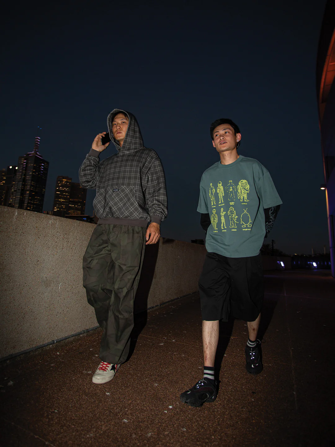 Checkered Hood Fleece - Image 5