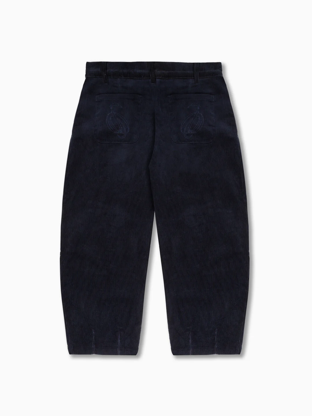 Gridline Pleated Corduroy Trousers - Image 8