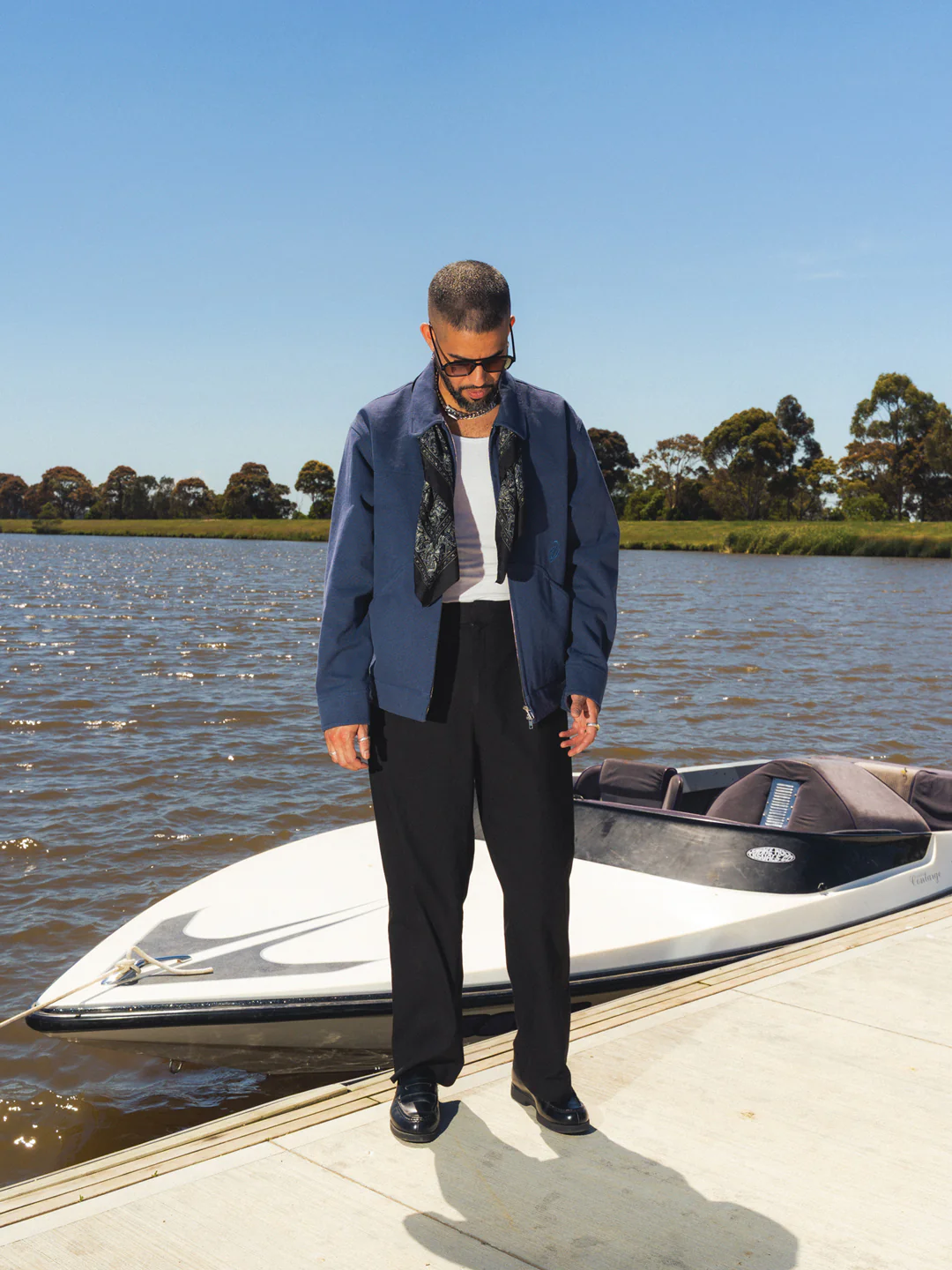Cursive Lightweight Workers Jacket - Image 3